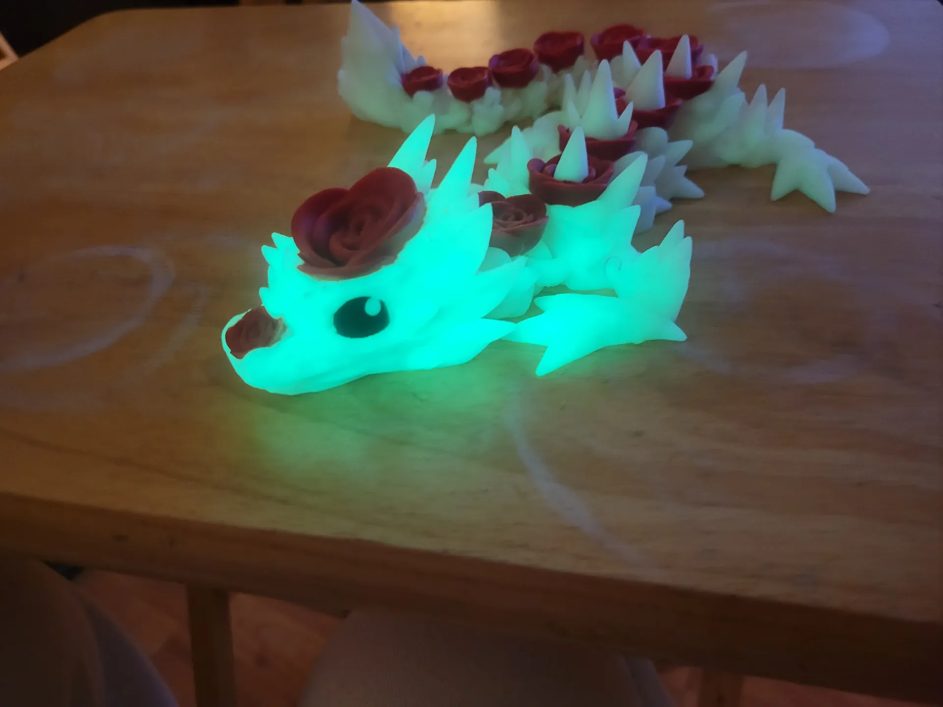 Glowing Garden Rose Dragon